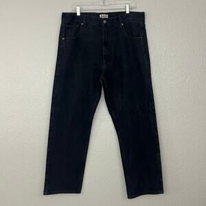 Members Property Black Jeans Mens 40x34 Straight Leg Denim Pants
